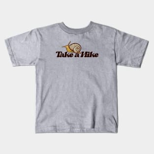 Take a Hike Snail Kids T-Shirt